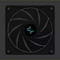 High Performance Black Cooling Fan With Green Logo And Spiral Blades