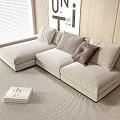 Modern corner sofa multiplayer sofa 3d model