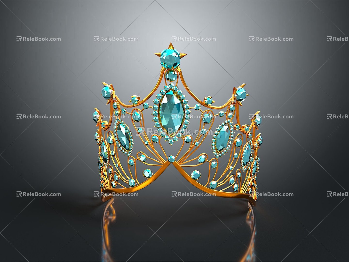 Crown Crown Crown Crown Home Ornaments Royal Goods Noble Goods Jewelry Ornaments 3d model