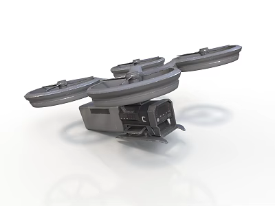 Advanced Space Exploration Drone With Multi Rotor Design For Cosmic Missions 3d model