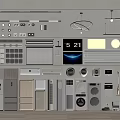Various Types Of Modern Home Appliances Display Featuring Stylish Air Conditioners And Fans