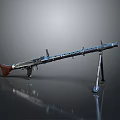 modern rifle semi-automatic rifle combat rifle battle rifle 3d model