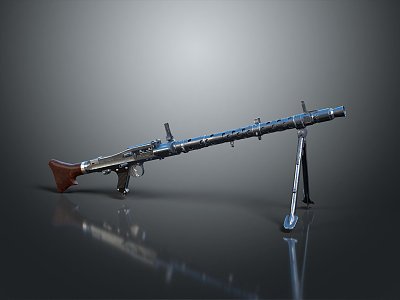 modern rifle semi-automatic rifle combat rifle battle rifle 3d model