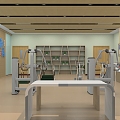 Display Rehabilitation Room Rehabilitation Equipment Medical Equipment Medical Display 3d model