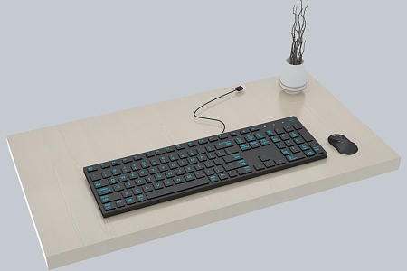 Modern Keyboard 3d model