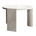 Exteta marble side table 3d model