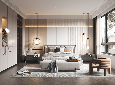 Modern Bedroom 3d model