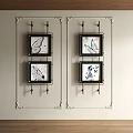 modern decorative painting 3d model