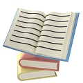 Modern Books Books Notebook Cartoon Books 3d model