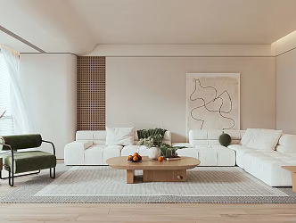 The Silent Living Room 3d model