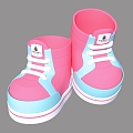 cartoon shoes 3d model