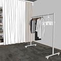 Modern drying rack 3d model