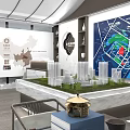 TIANXI SHANGYUAN Exhibition Booth With Open Glass Curtain Wall And Interior Display Area