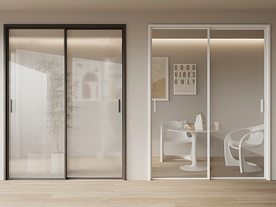 Folding door wooden folding door sliding door sliding door sliding door multi-link door model