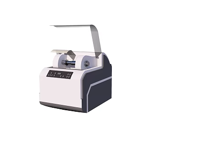 Advanced Medical Analyzer Device With Openable Top And Digital Display For Laboratory Testing 3d model