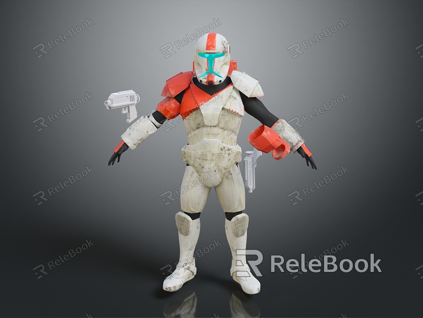 Science Fiction Warrior Future Warrior Next Generation Warrior Super Soldier Magic Warrior Super Soldier Science Fiction Soldier model