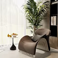 Modern Leisure Chair Lazy Sofa Side 3d model