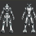 Modern Robot Sci-Fi Warrior Future Warrior 3d model