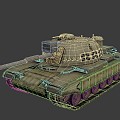 PBR US M48 Taiwan M48H Yong Hu Wan National Army M60A3 Main Battle Tank 3d model