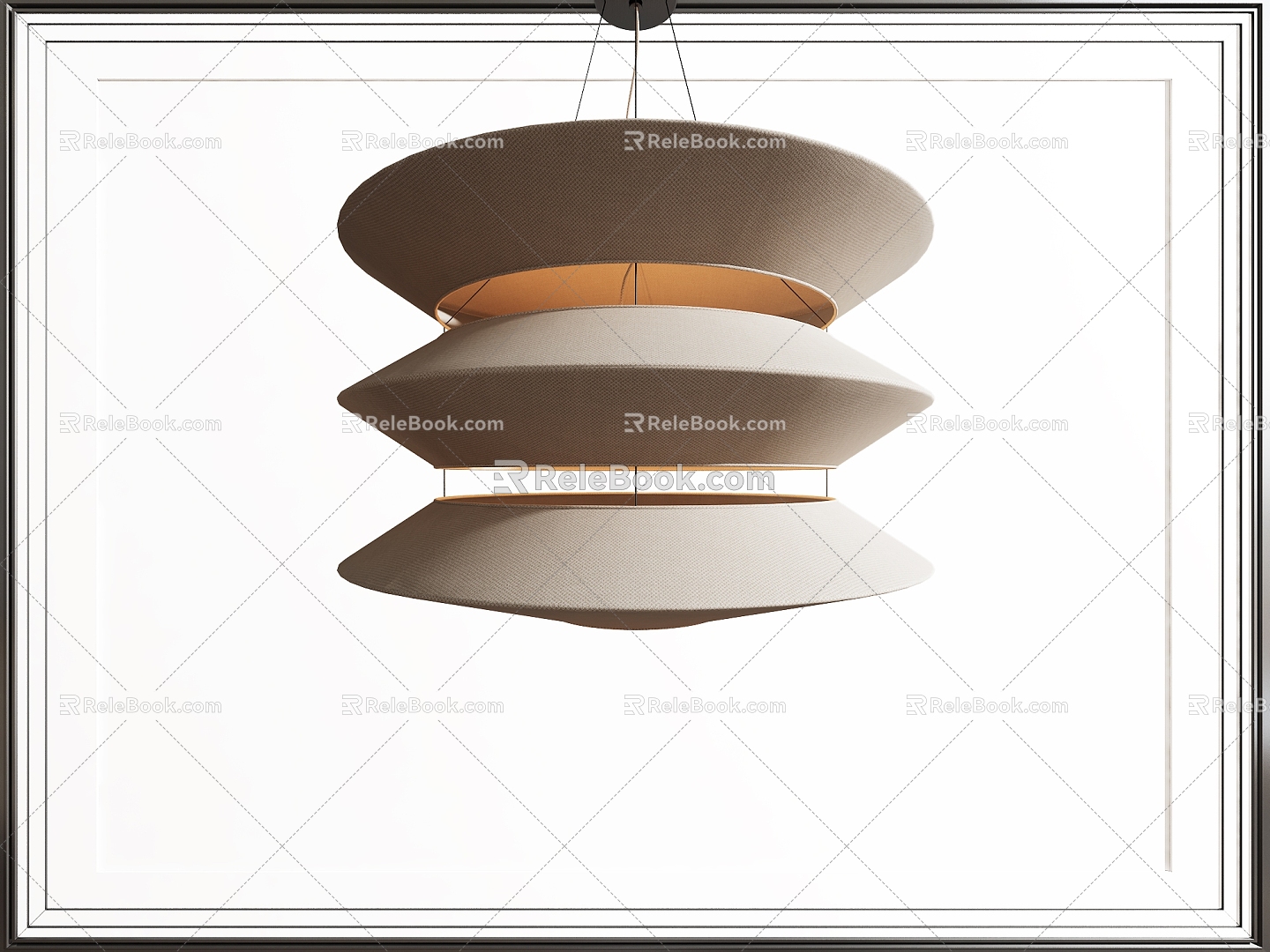 Nordic Round Multi-storey Chandelier model