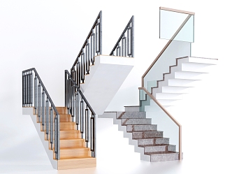 Modern Stairs 3d model