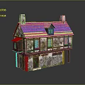Traditional House Design With Red Tile Roof Dual Chimneys Stone And Wood Structure