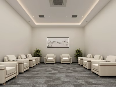 Modern Reception Room 3d model Modern Reception Room 3d model