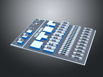 Organized Display Board For Household Electrical Appliances Components Shenzhen Made High Quality Parts Design 3d model