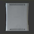 Silver Mini Desktop PC with Metal Casing Vents Connectivity Ports and Compact Sleek Design