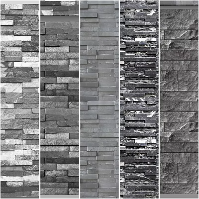 Modern Brick Wall Culture Stone Wall Decorations Wall Tiles 3d model