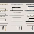 Modern drying rack 3d model