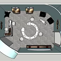 Tiffany Co Store Interior Design With Arched Entrance And Stylish Furniture