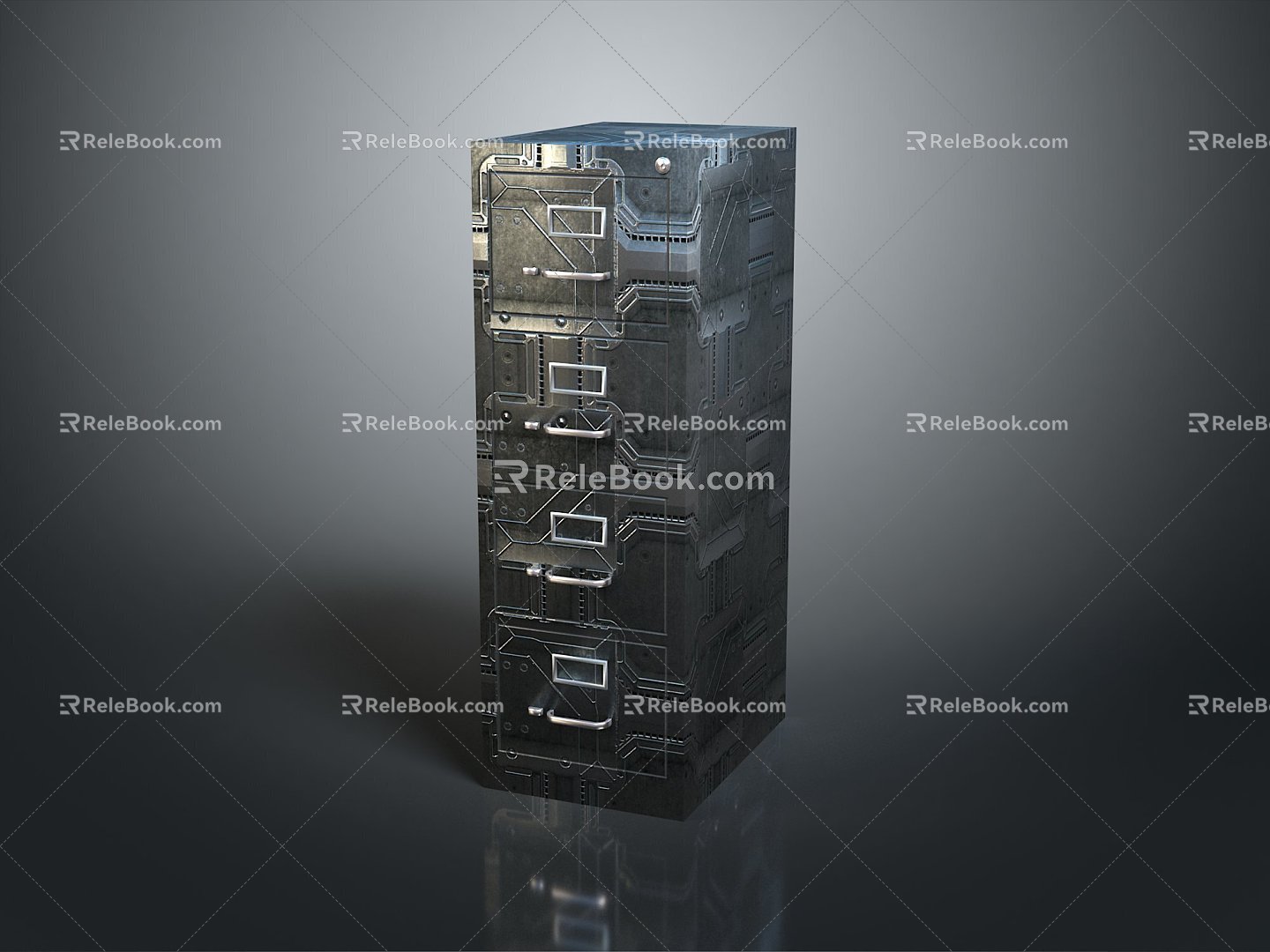 Science Fiction Box Science Fiction Box Military Box Password Box Military Supplies Science Fiction Supplies Science Fiction Password Box 3d model