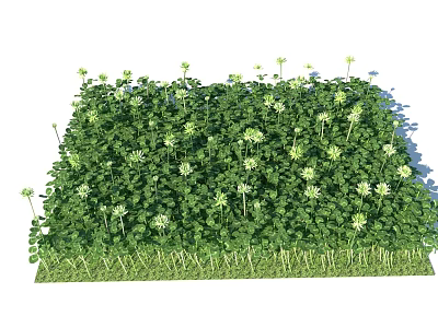 Modern Clover 3d model Modern Clover 3d model