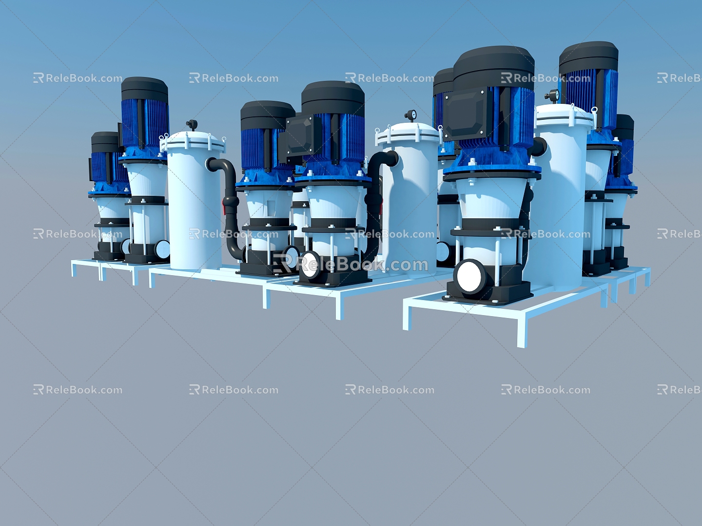 Water pump 3d model