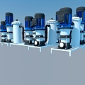 Water pump 3d model