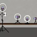 Modern Live Stand Mobile Phone Stand 3d model
