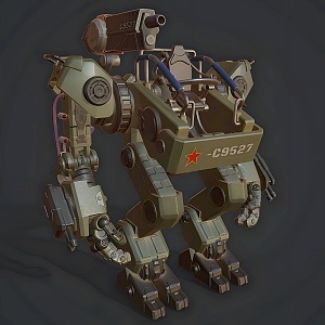 Modern Robots 3d model