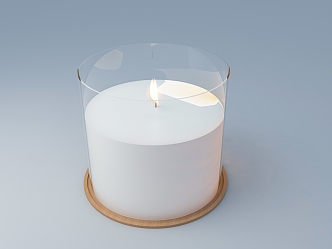 Modern candles 3d model