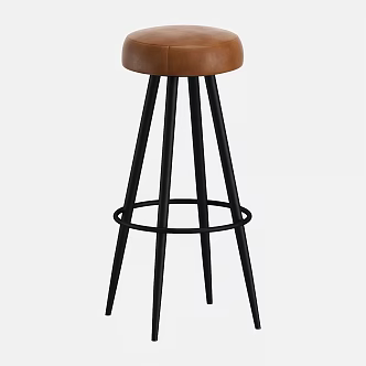 Modern Bar Stool 3d model