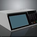 ADVITA ELECTRONICS White Device With FIM Display And Control Keyboard Panel 3d model