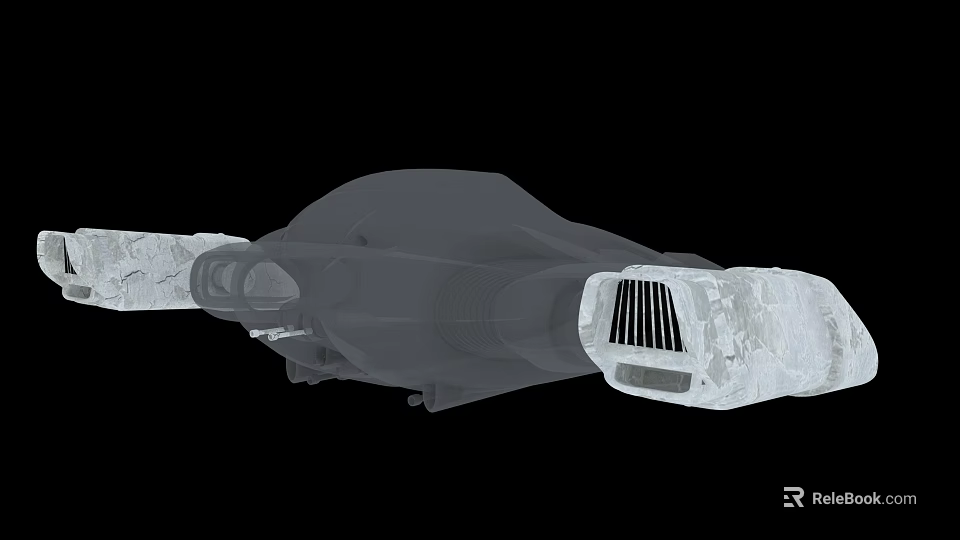 3D Rendering of Modern Utility Vehicle with Streamlined Body Protective Grille and Wheel Design 3d model 