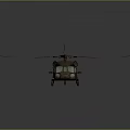 Camouflage Helicopter Model Featuring Rotors Detailed Fuselage And Military Design