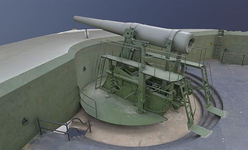 modern missile military equipment 3d model