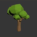 Cartoon Tree Trees 3d model