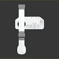 Modern Adjustable Arm Desk Lamp With White Design And Control Panel For Home Office Use