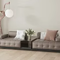Wind double sofa 3d model