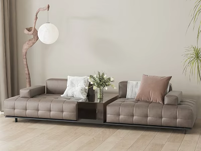 Wind double sofa 3d model