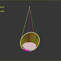 Elegant White Rattan Hanging Chair Furniture With Soft Comfortable Cushion Design