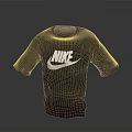 Classic Black Nike T Shirt Featuring White Swoosh Logo For Daily Use